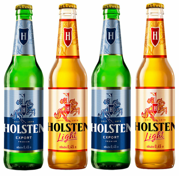  В компании «Аливария» локализовали производство сразу двух сортов – Holsten Light и Holsten Export