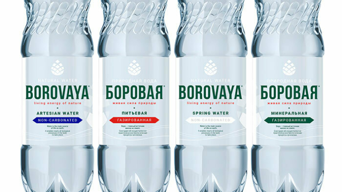  Новый дизайн летней упаковки для воды «Боровая»