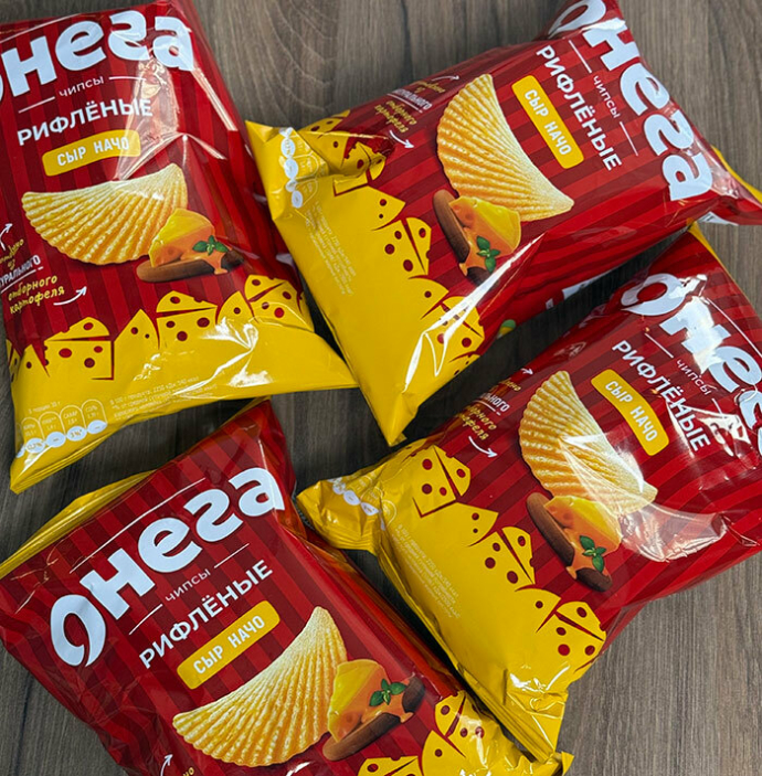 Новинка от «Онега» – чипсы «Сыр Начо»