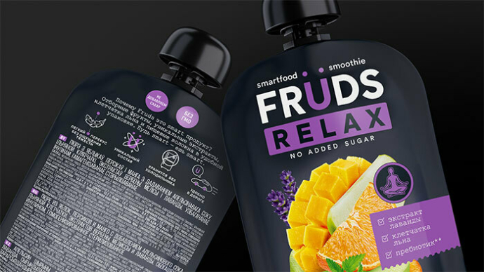 RELAX — новый продукт в линейке функциональных смузи FRUDS