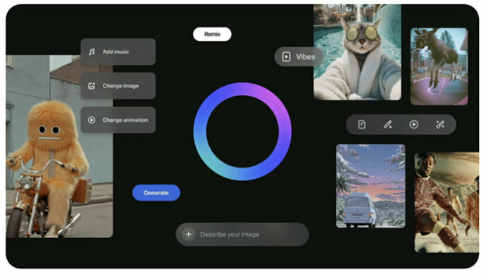 Vibes — новая лента видеороликов в приложении Meta AI