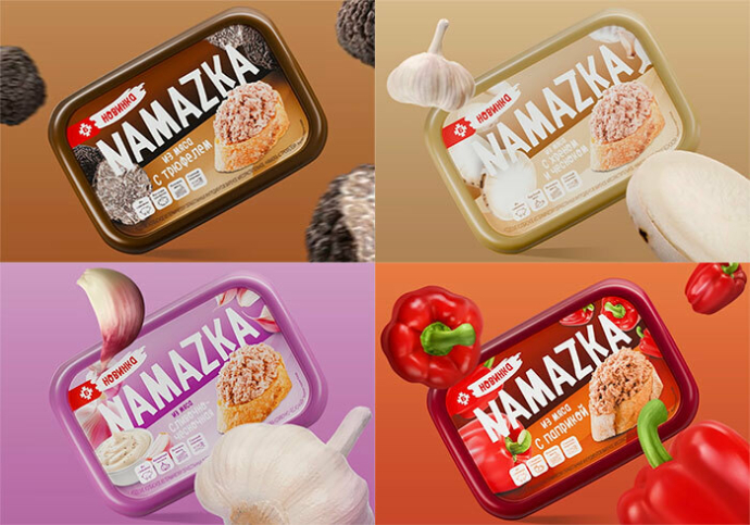 Четыре новых вкуса в линейке «Намазок»