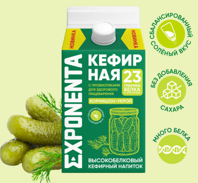 Горецкий пищевой комбинат представил новый вкус кефирной Exponenta