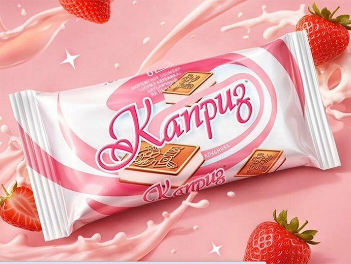  &laquo;Морозпродукт&raquo; выпустил розовое мороженое