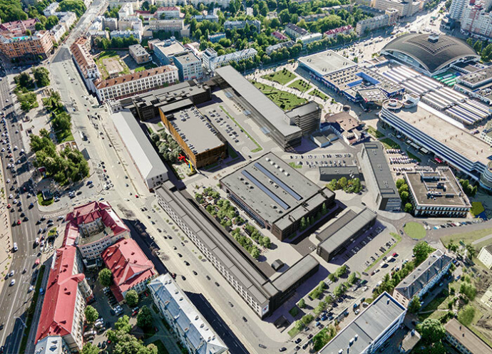  В центре Минска к летнему сезону откроется сквер, гастромолл и детский центр