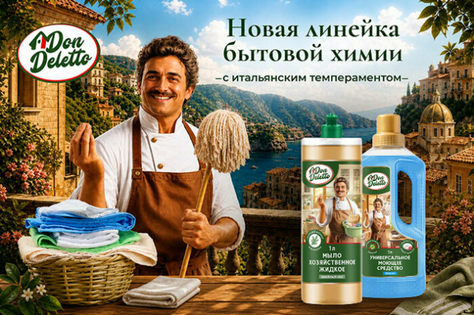  &laquo;Кампари&raquo; вывела на рынок линейку бытовой химии Don Deletto в итальянской стилистике