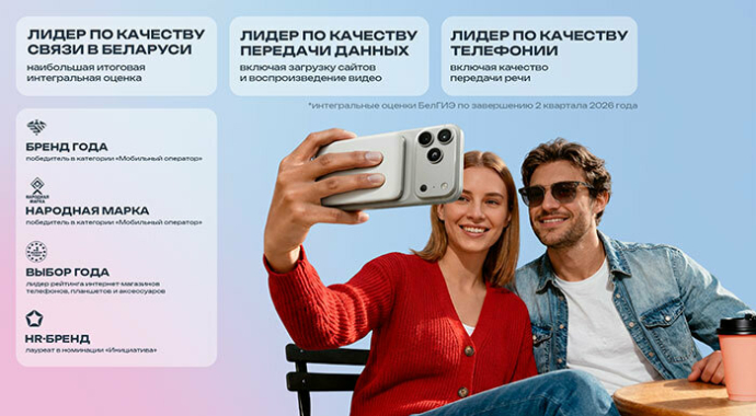  Мониторинг &laquo;БелГИЭ&raquo;: МТС подтвердил лидерство по качеству связи в Республике Беларусь