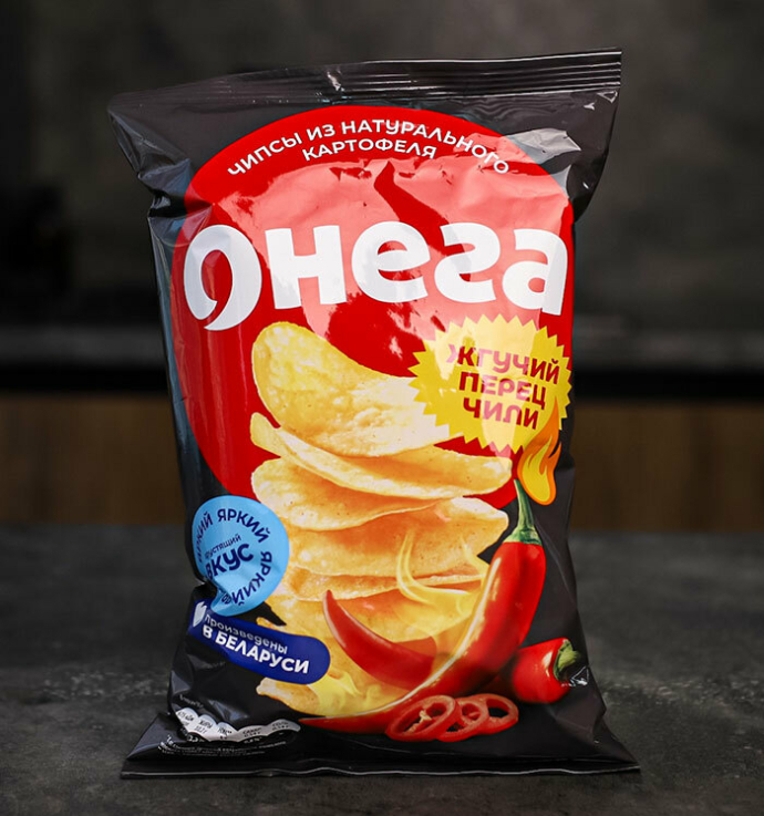  Чипсы из натурального картофеля &laquo;Жгучий перец чили&raquo; от &laquo;Онега&raquo;