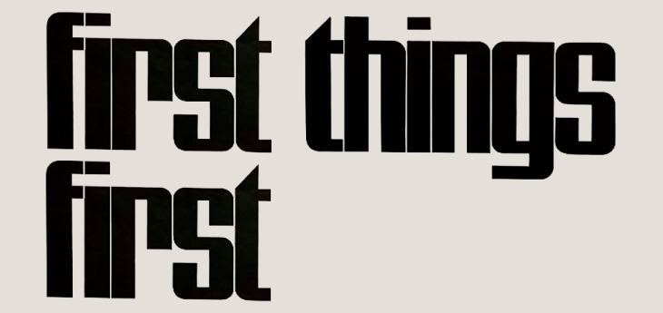 First Things First: социальная идея против эгоизма дизайнера 