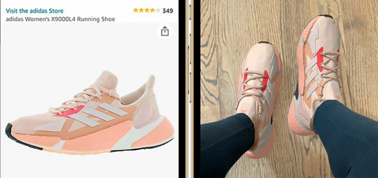 Amazon представил новую виртуальную примерку обуви