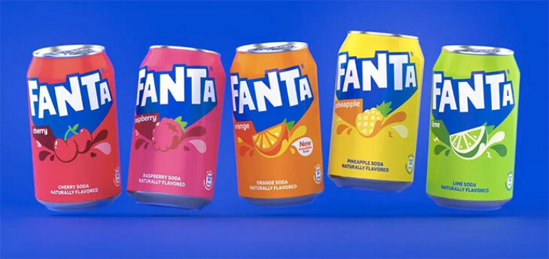 Coca-Cola представила новую айдентику бренда Fanta