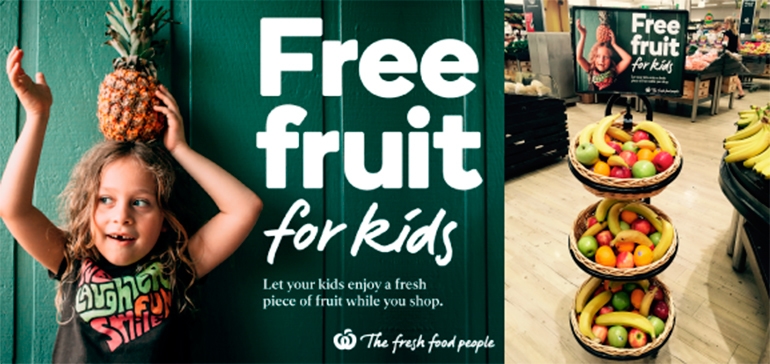 Австралийская сеть Woolworths провалила акцию «бесплатные фрукты для детей»